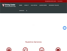 Tablet Screenshot of drivingcenter.com.pa